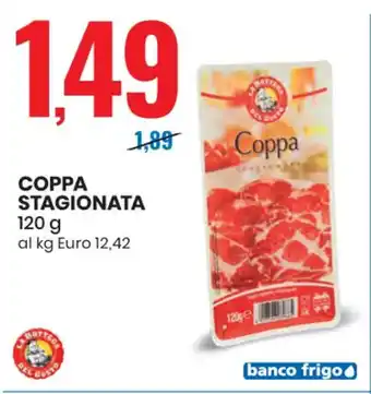 Eurospin COPPA STAGIONATA 120 g offerta