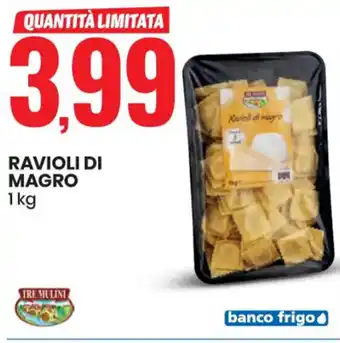 Eurospin RAVIOLI DI MAGRO 1 kg offerta