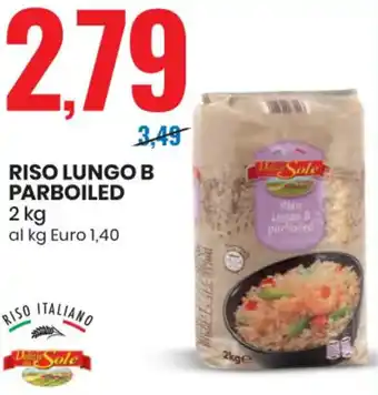 Eurospin RISO LUNGO B PARBOILED 2 kg offerta