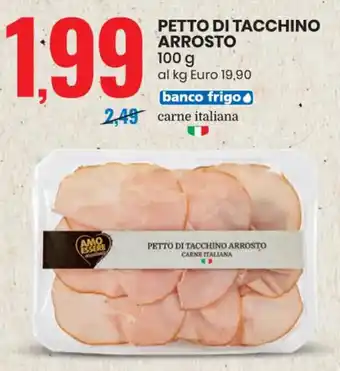 Eurospin PETTO DI TACCHINO ARROSTO 100 g offerta