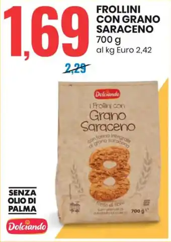 Eurospin FROLLINI CON GRANO SARACENO 700 g offerta