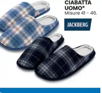 Eurospin CIABATTA UOMO Misure 41 - 46. offerta