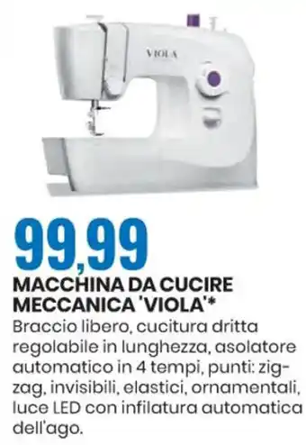 Eurospin MACCHINA DA CUCIRE MECCANICA 'VIOLA' offerta