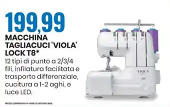 Eurospin MACCHINA TAGLIACUCI 'VIOLA' LOCK T8 offerta