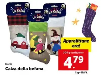 Mania Calza della befana 300 g confezione