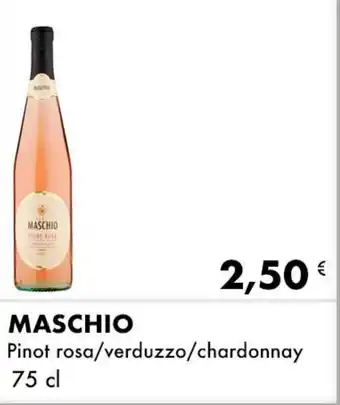 Iper Tosano MASCHIO Pinot rosa/verduzzo/chardonnay 75 cl offerta