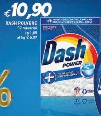 Coal DASH POLVERE 37 misurini kg 1,85 offerta