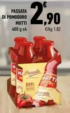 Conad Mutti Passata Di Pomodoro 400 G(ml) offerta