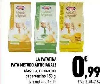 Conad La Patatina Pata Metodo Artigianale offerta