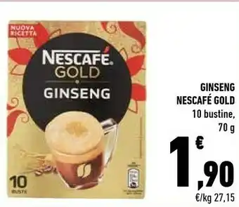 Conad Ginseng Nescafe Gold offerta