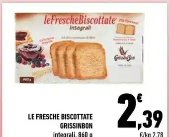 Conad Grissin bon GrissinBon - Le Fresche Biscottate Integrali offerta