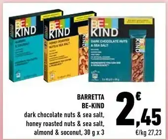 Conad Be-kind Barretta offerta