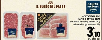 Conad Affettati Take Away offerta