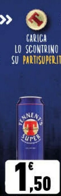 Conad Superstore Tennent's Birra Super offerta