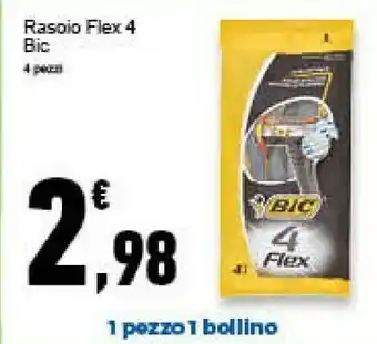 Conad Superstore Bic Rasoio Flex 4 offerta
