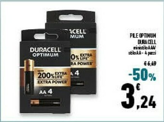 Conad Superstore Duracell Pile Optimum offerta