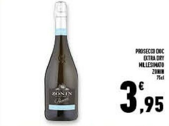 Conad Superstore Zonin Prosecco Extra Dry 750 G(ml) offerta