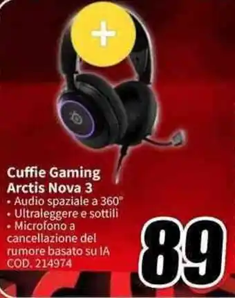 Cuffie Gaming Arctis Nova 3