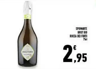 Conad Superstore Rocca dei forti Spumante Brut Bio offerta
