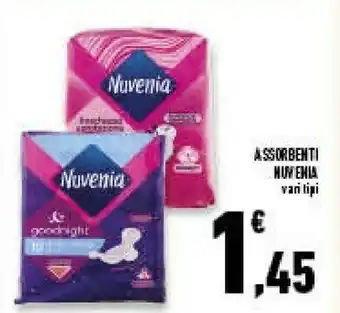 Conad Superstore Nuvenia Assorbenti Vari Tipi offerta
