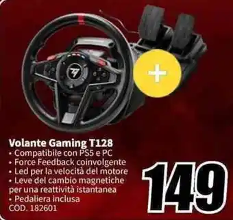 MediaWorld Volante Gaming T128 offerta