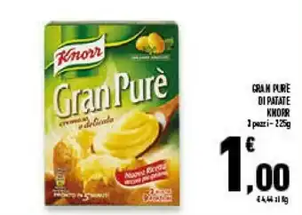 Conad Superstore Knorr Knorr - Gran Purè 225 g(ml) offerta
