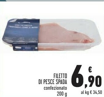 Conad Filetto Di Pesce Spada offerta