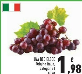 Conad Uva Red Globe offerta