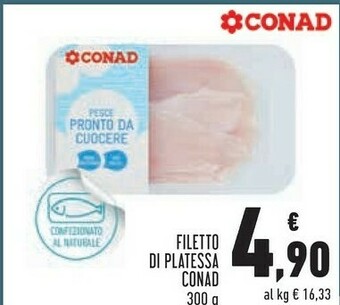 Conad Conad Filetto Di Platessa offerta