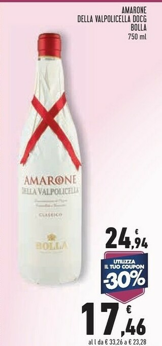 Conad Bolla Amarone Della ValpolicellA Docg offerta