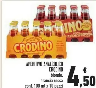 Conad Campari Crodino Biondo Aperitivo 1000 G(ml) offerta