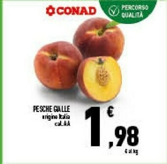 Conad Superstore Pesche Gialle offerta