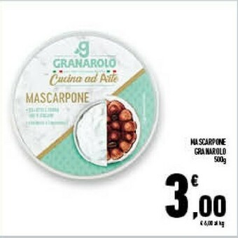 Conad Superstore Granarolo Mascarpone Cremoso 500 G(ml) offerta