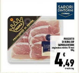 Conad Superstore Conad Prosciutto Di Parma Dop Sapori & Dintorni offerta