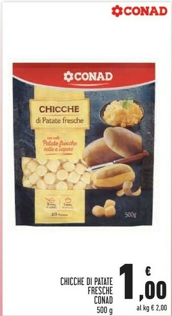 Conad Conad Chicche Di Patate Fresche offerta