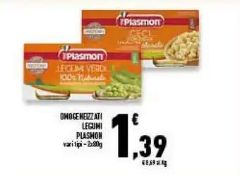 Conad Superstore Plasmon Omogeneizzati Legumi 160 G offerta