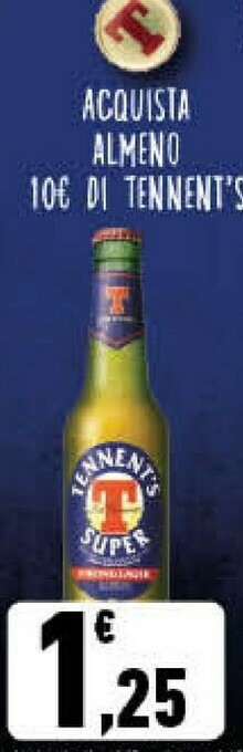 Conad Superstore Tennent's Birra offerta
