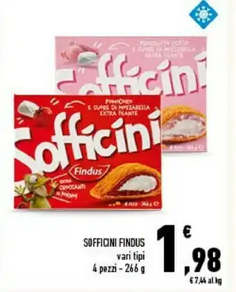 Conad Findus Sofficini Spinaci Mozzarella 266 G(ml) offerta