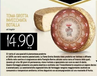 Conad Botalla Toma Grotta Invecchiata offerta