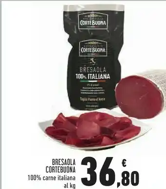 Conad Superstore Corte buona Bresaola offerta