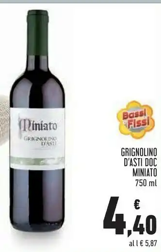 Conad Superstore Miniato Grignolino D'asti Doc offerta