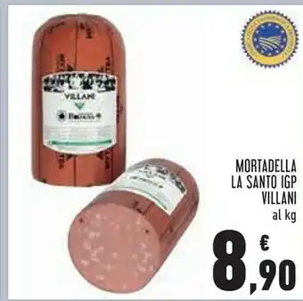 Conad Superstore Villani Mortadella La Santo IGP offerta