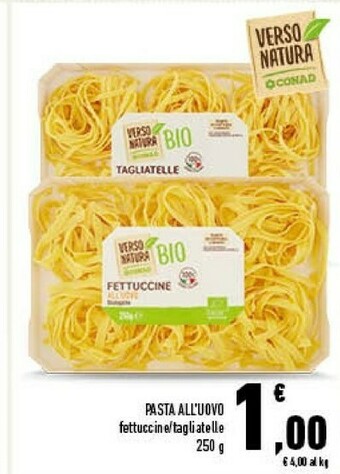 Conad Conad - Fettuccine All'Uovo 250 G(ml) offerta
