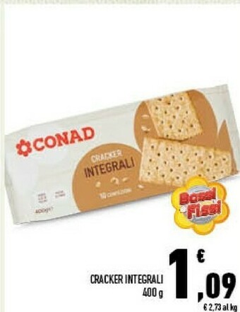 Conad Conad - Cracker Integrali 400 G(ml) offerta