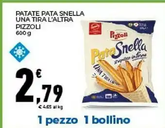 Conad Pizzoli Patate Pata Snella Una Tira L' Altra offerta