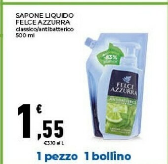 Conad Felce Azzurra Sapone Liquido offerta