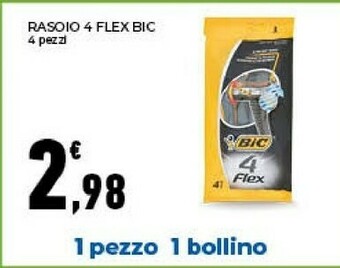 Conad Bic Rasoio 4 Flex offerta