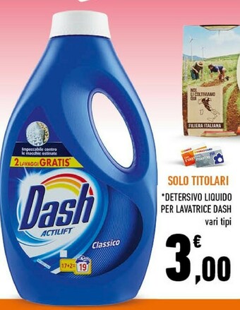 Conad Dash Detersivo Liquido Per Lavatrice offerta