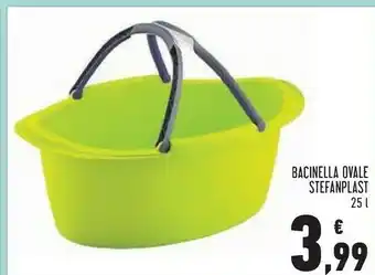 Conad Superstore Stefanplast Bacinella Ovale 25 L offerta