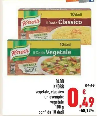 Conad Superstore Knorr Dado Vegetale 100 G(ml) offerta